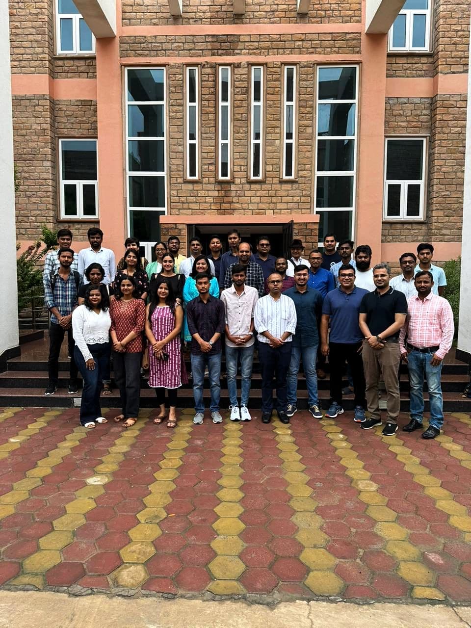 Students and faculty during the orientation of the 2024 batch