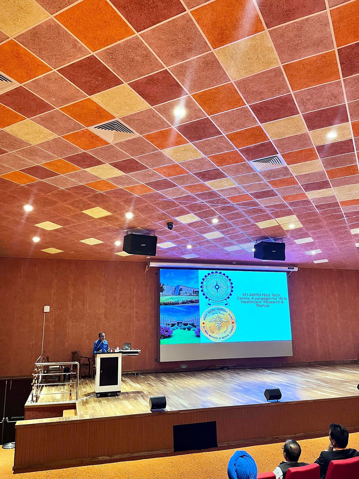 Session in a campus auditorium