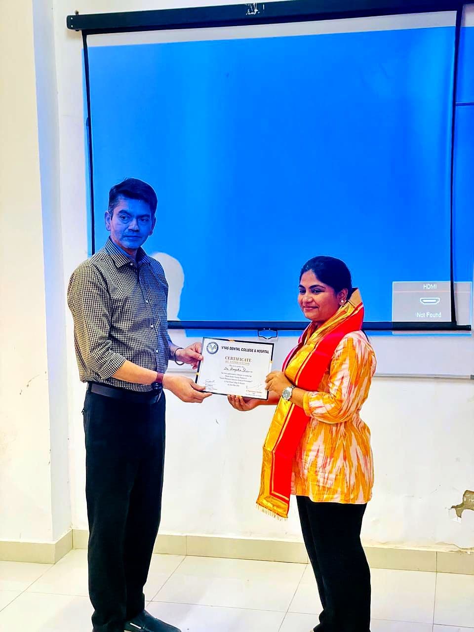 Certificate distribution