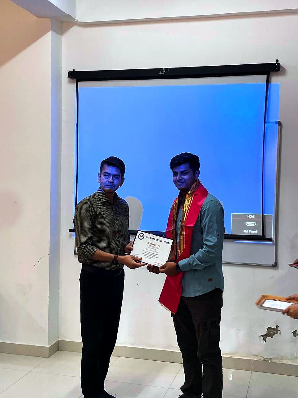 Certificate distribution