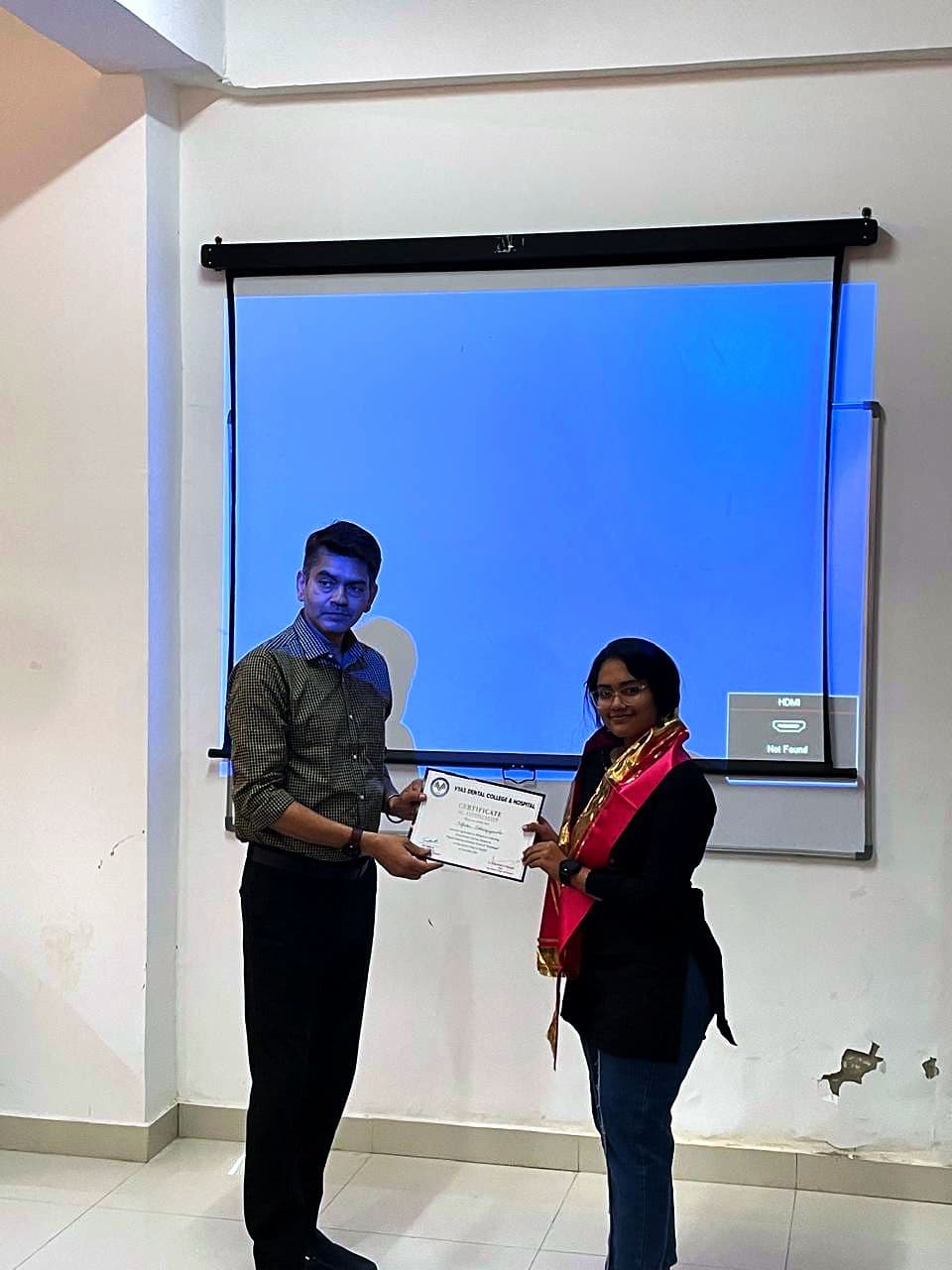 Certificate distribution